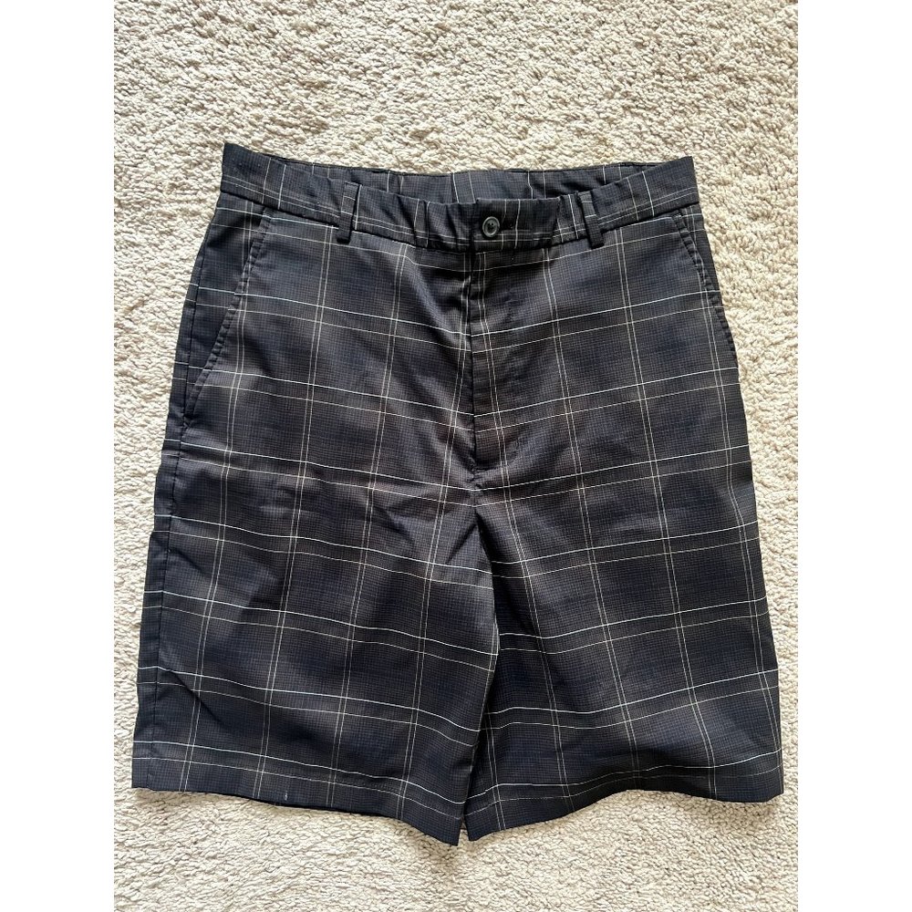 Slazenger-  Mens Plaid Golf Shorts with Pockets - Size 32